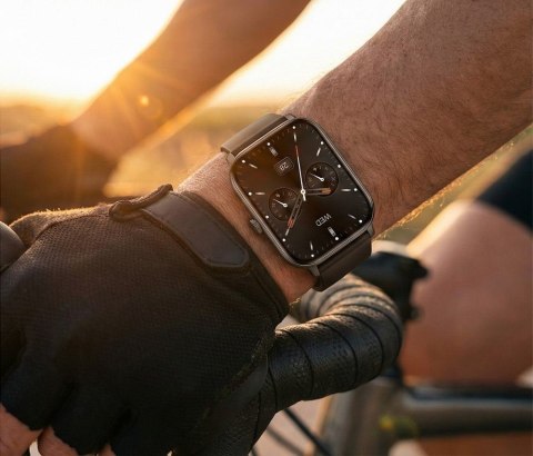 Smartwatch Gravity GT36-5 Czarny - Ekran 1.85 cala
