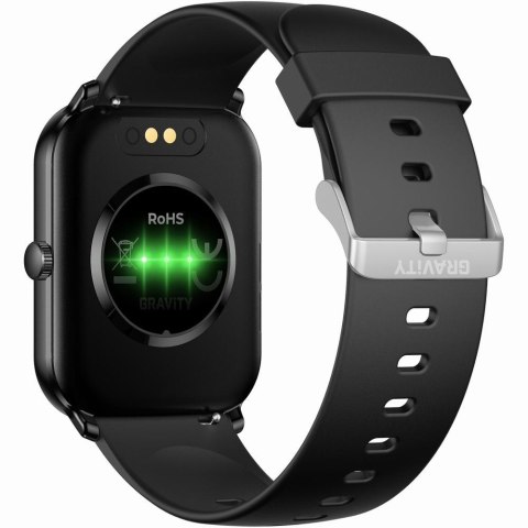 Smartwatch Gravity GT36-5 Czarny - Ekran 1.85 cala