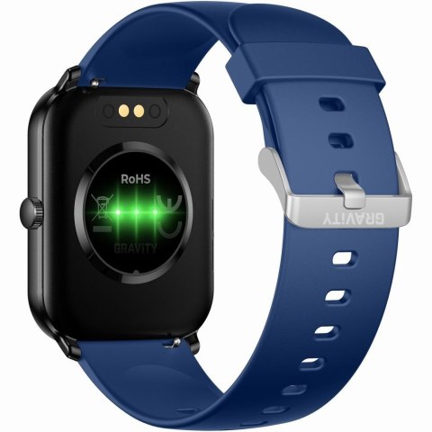 Smartwatch Gravity GT36-6 Czarny z Niebieskim Paskiem