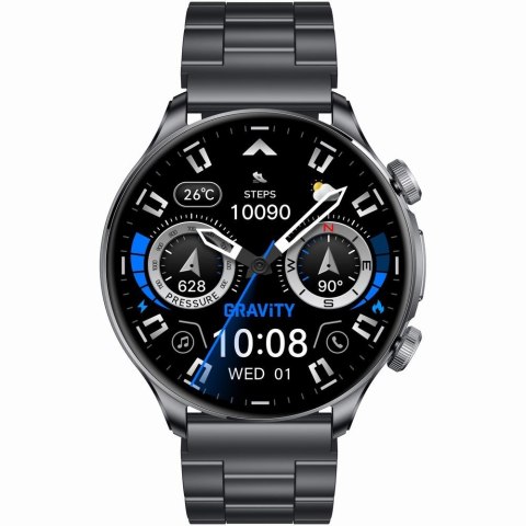 Smartwatch Gravity GT35-2 Czarny z Bransoletą i Paskiem