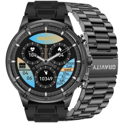 Smartwatch Gravity GT41-1 - Zestaw z Paskiem i Bransoletą