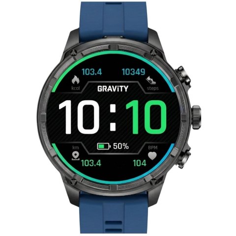 Smartwatch Gravity GT41-2 - Niebieski Pasek i Bransoleta