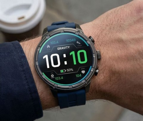 Smartwatch Gravity GT41-2 - Niebieski Pasek i Bransoleta