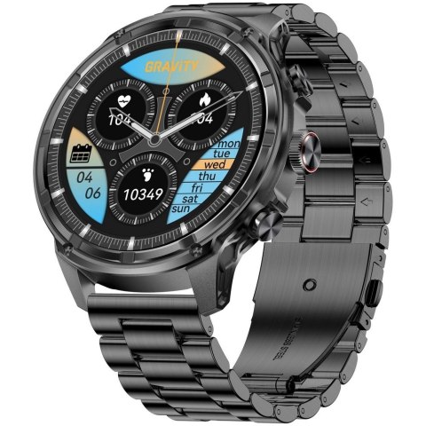 Smartwatch Gravity GT41-4 - Pomarańczowy Pasek i Bransoleta
