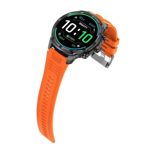 Smartwatch Gravity GT41-4 - Pomarańczowy Pasek i Bransoleta