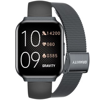 Smartwatch Gravity GT44-5 z Paskiem i Bransoletą Mesh