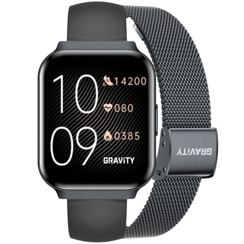 Smartwatch Gravity GT44-5 z Paskiem i Bransoletą Mesh