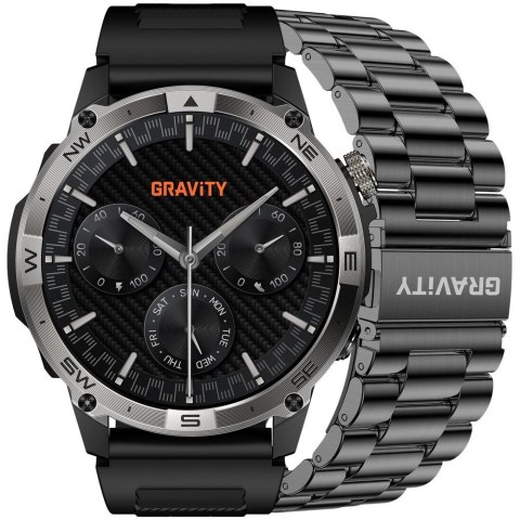 Smartwatch Gravity GT46-1 - Sportowy Zegarek Outdoorowy