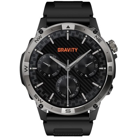 Smartwatch Gravity GT46-1 - Sportowy Zegarek Outdoorowy