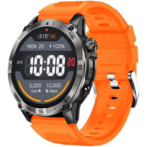 Smartwatch Gravity GT46-4 Czarny z paskiem i bransoletą