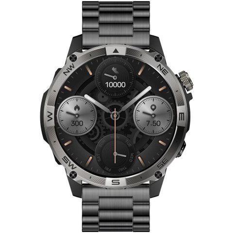 Smartwatch Gravity GT46-4 Czarny z paskiem i bransoletą