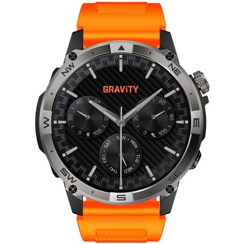 Smartwatch Gravity GT46-4 Czarny z paskiem i bransoletą