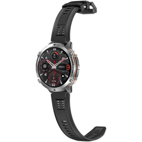 Smartwatch Gravity GT42-3 Grafitowy z Bransoletą
