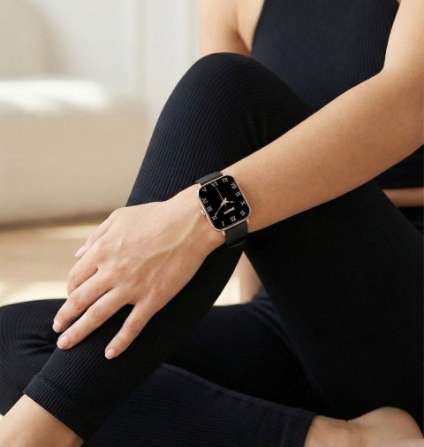 Smartwatch Damski Gravity GT36-3 Różowe Złoto/Czarny