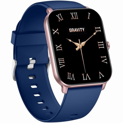 Smartwatch Gravity GT36-4 Różowe Złoto / Granatowy