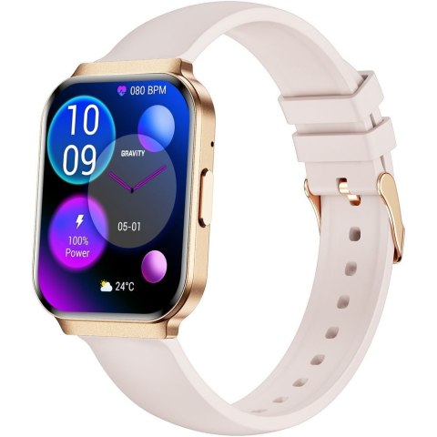 Smartwatch Gravity GT44-2 Różowe Złoto + Pasek i Bransoleta