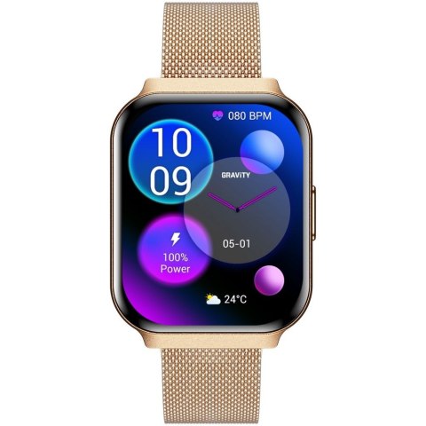 Smartwatch Gravity GT44-2 Różowe Złoto + Pasek i Bransoleta