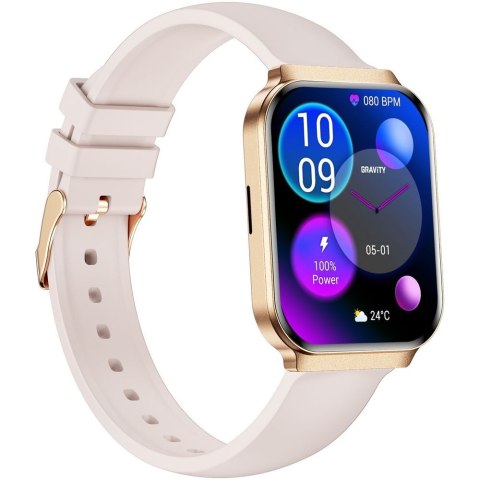 Smartwatch Gravity GT44-2 Różowe Złoto + Pasek i Bransoleta
