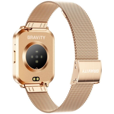 Smartwatch Gravity GT44-2 Różowe Złoto + Pasek i Bransoleta