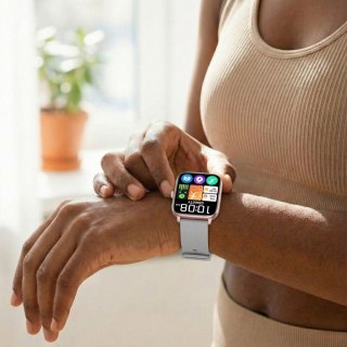 Damski Smartwatch Gravity GT36-2 Różowe Złoto i Szarość