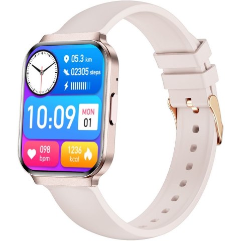 Smartwatch Gravity GT44-3 Różowy z 2 Paskami