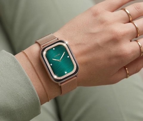 Damski Smartwatch Gravity GT43-1: Różowy Pasek + Bransoleta