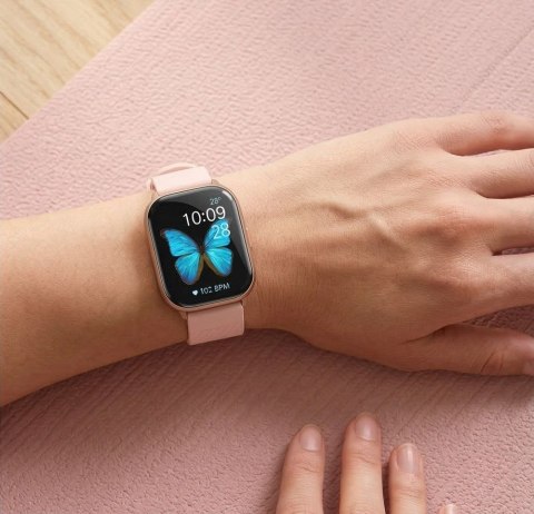 Damski Smartwatch Gravity GT43-1: Różowy Pasek + Bransoleta
