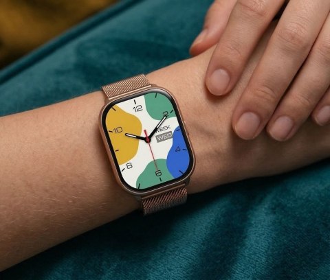 Smartwatch Gravity GT43-4 Różowa Koperta + Biały Pasek + Mesh