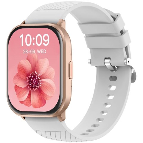 Smartwatch Gravity GT43-4 Różowa Koperta + Biały Pasek + Mesh