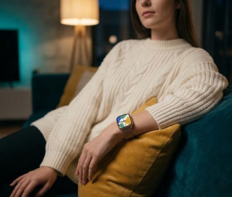 Smartwatch Gravity GT43-4 Różowa Koperta + Biały Pasek + Mesh