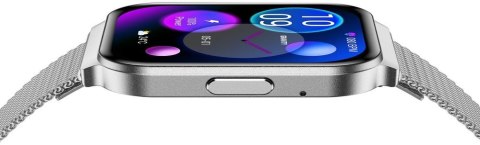 Smartwatch damski Gravity GT44-4 Srebrny - Zestaw Premium