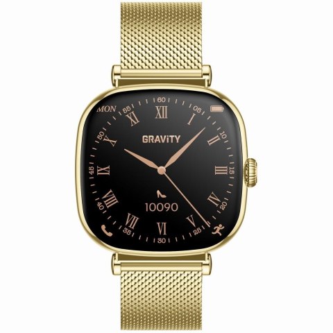 Smartwatch damski Gravity GT32-1 Złoty + Bransoleta i Pasek