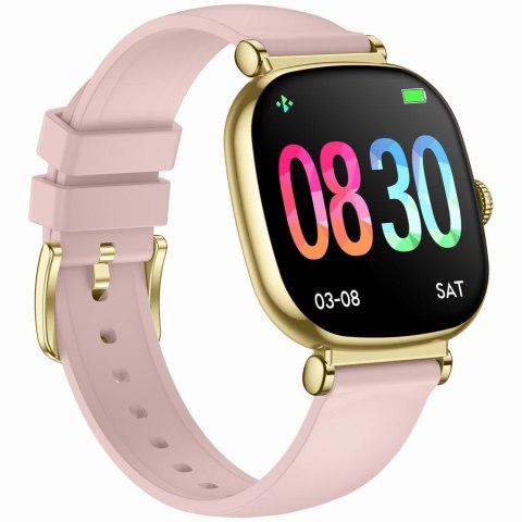 Smartwatch damski Gravity GT32-1 Złoty + Bransoleta i Pasek