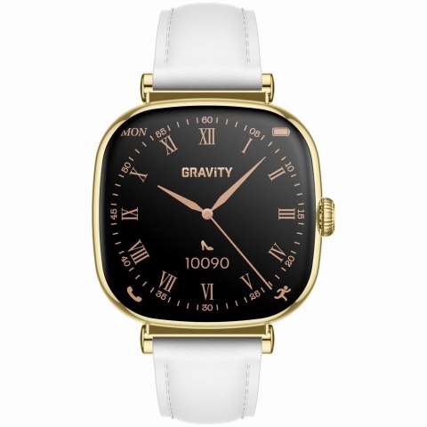 Smartwatch damski Gravity GT32-2 Złoty + Bransoleta i Pasek
