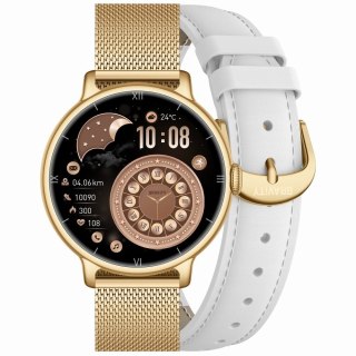 Smartwatch damski Gravity GT33-2 Złoty + Bransoleta i Pasek