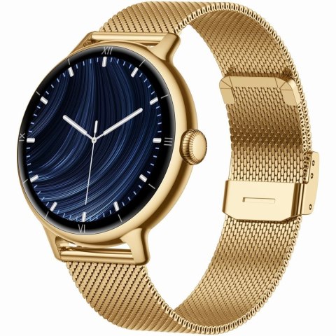 Smartwatch damski Gravity GT33-2 Złoty + Bransoleta i Pasek
