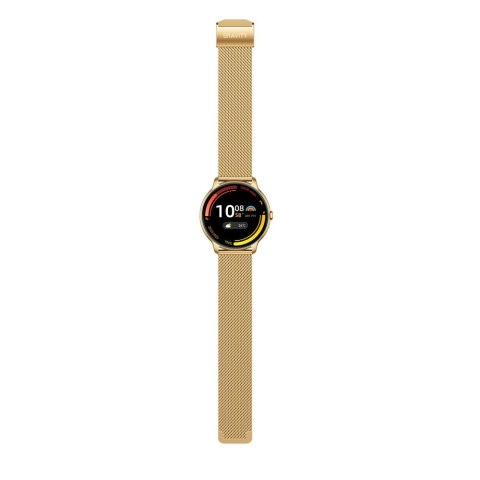 Damski Smartwatch Gravity GT31-1 Złoty z Paskiem i Bransoletą