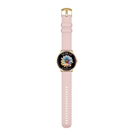 Damski Smartwatch Gravity GT31-1 Złoty z Paskiem i Bransoletą