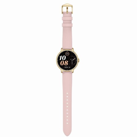 Damski Smartwatch Gravity GT33-1 Złoty z Paskiem i Bransoletą