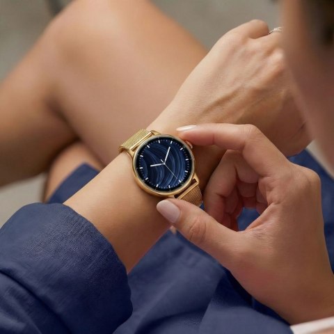 Damski Smartwatch Gravity GT33-1 Złoty z Paskiem i Bransoletą