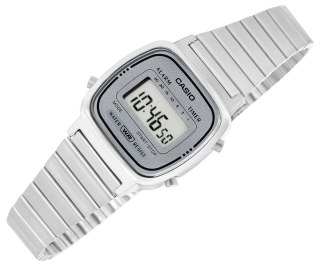 Zegarek Damski Casio Vintage LA670WEA-7EF Srebrny