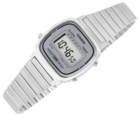 Zegarek Damski Casio Vintage LA670WEA-7EF Srebrny