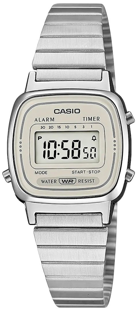 Damski Zegarek CASIO Vintage LA670WEA-8AEF - Retro Elegancja