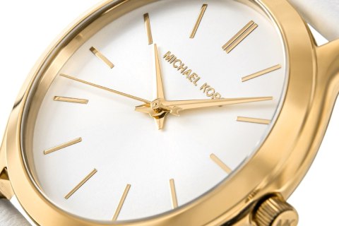 Zegarek Damski Michael Kors Slim Runway MK7544 ze skórzanym paskiem