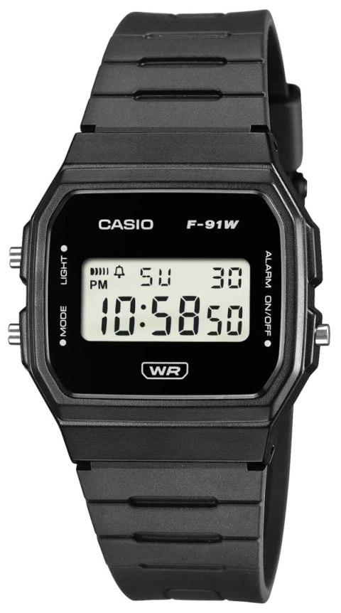 Zegarek Casio F-91WB-1AVEF - Kultowy styl retro