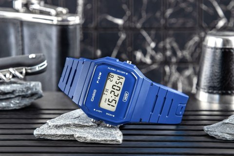Zegarek Casio F-91WB-2A1EF - Niebieska ikona stylu