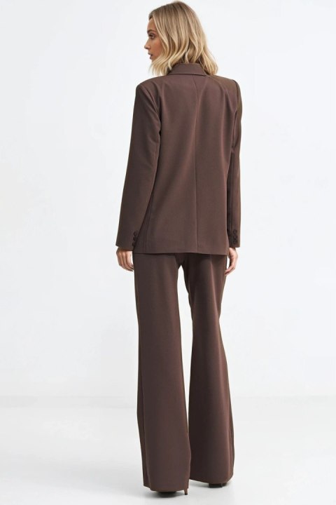 Marynarka dwurzędowa w kolorze brązowym