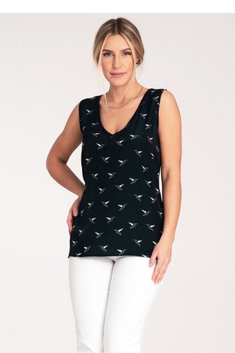 Bluzka Model M1076 Navy - Figl