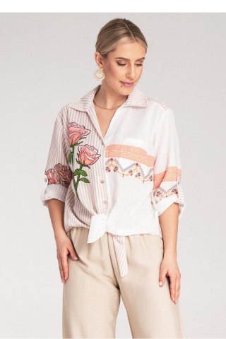 Koszula Damska Model M1120 Beige - Figl