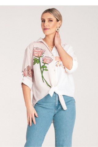 Koszula Damska Model M1120 Beige - Figl